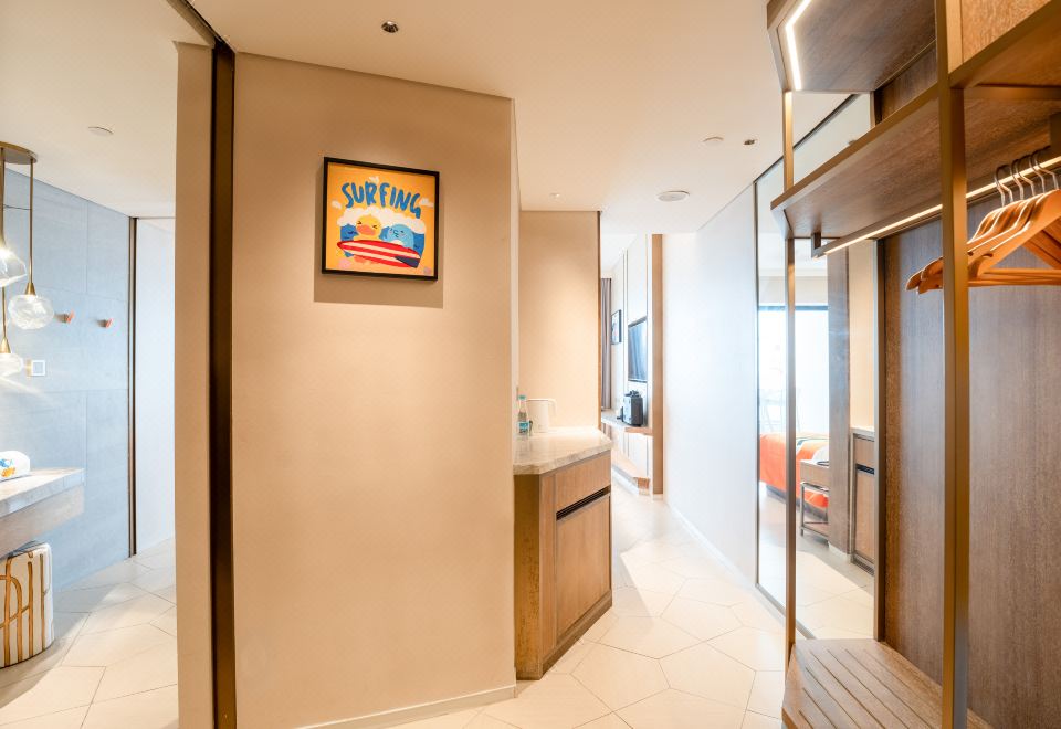 小黃鴨主題正海景大床房