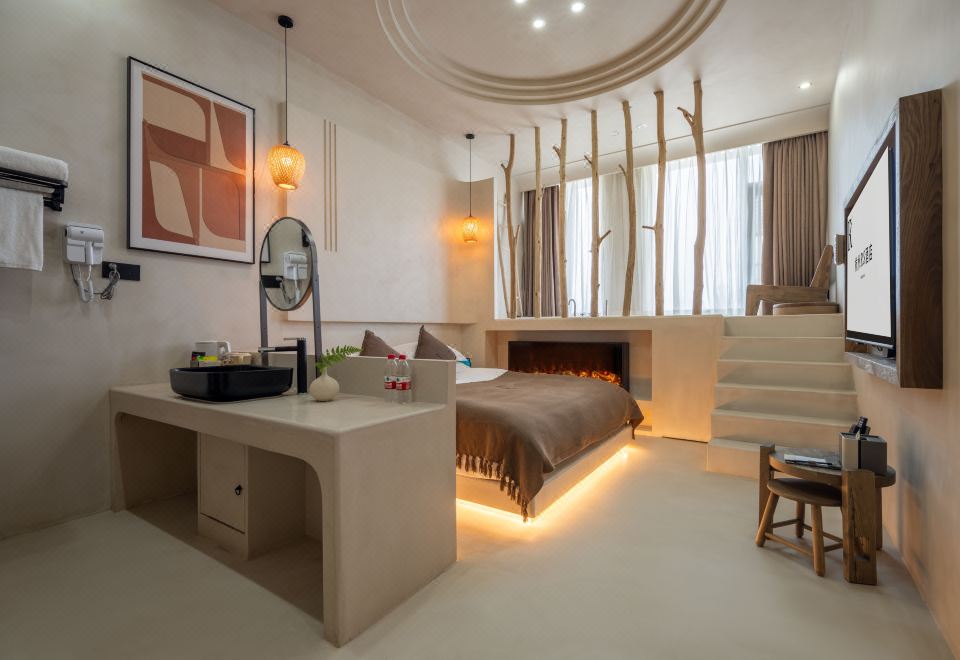 北歐浪漫浴缸房