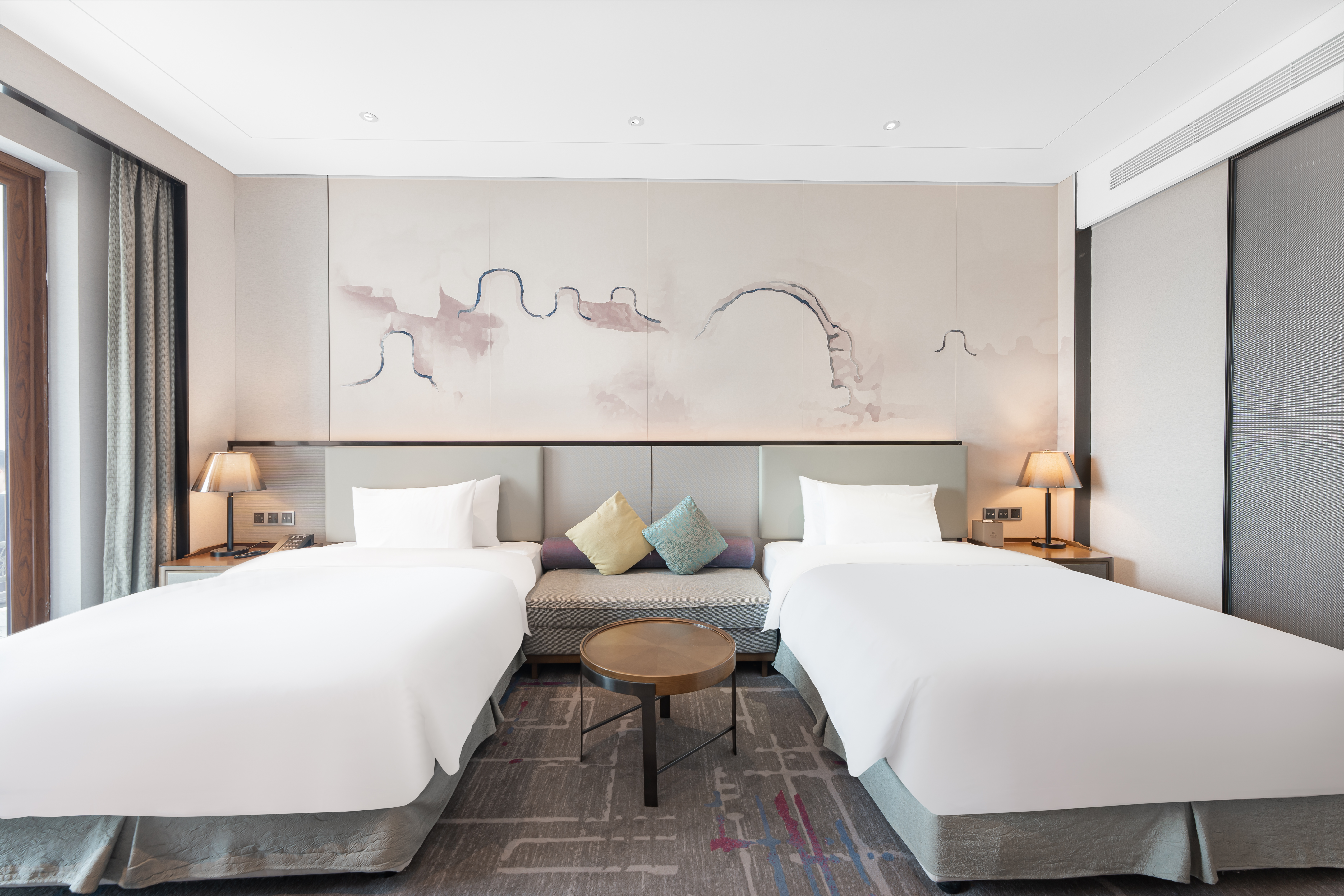 Blossom House Huadu Guangzhou雪凌豪華城景雙床房