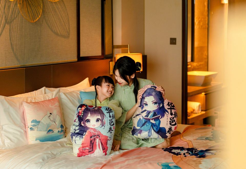 国风雅集亲子主题海景双床房（一线海景+MR亲子互动）