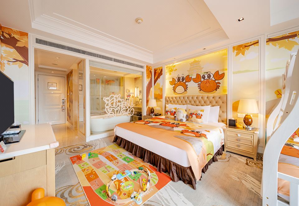 蟹印秋湖親子家庭房