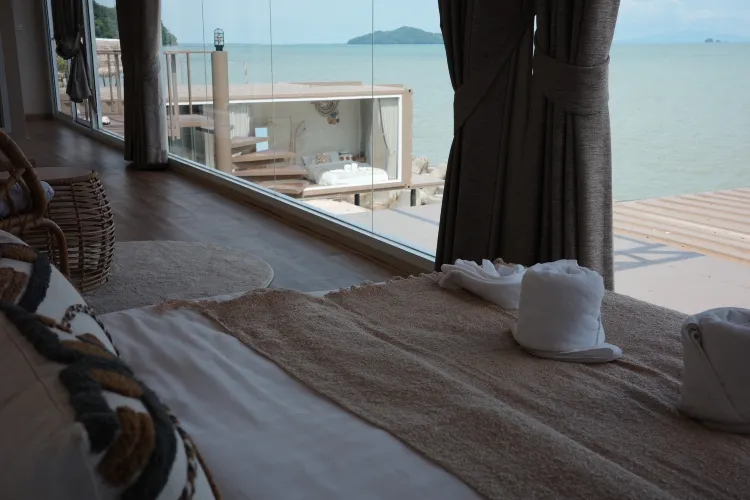 ห้องพักสำหรับสามท่านพร้อมวิวทิวทัศน์