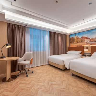 商務雙床房【奢華睡眠床墊+智能語音客控】 哈維易國際飯店（深圳東門國貿地鐵站店）優惠