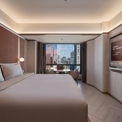 絲漣深睡大床房（絲漣套裝，城市夜景，香氛晶石） 桔子水晶北京國貿建國門飯店優惠