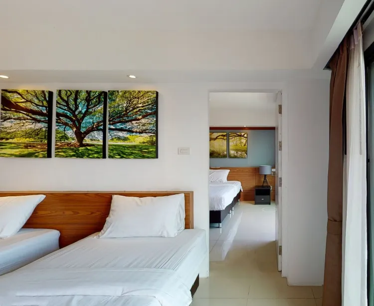 ห้องแฟมิลี่สวีทแบบไม่มีระเบียง