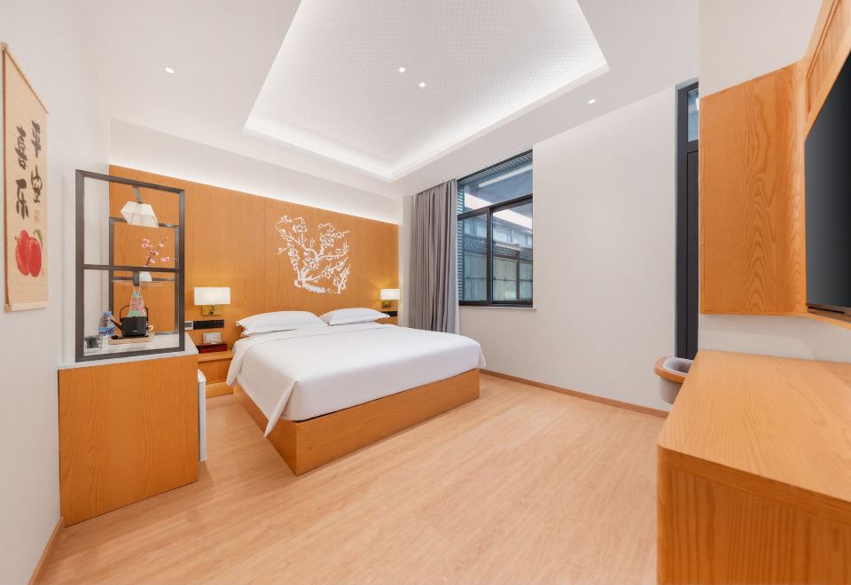 特色庭院私汤大床房（慕思助眠+智能马桶+小冰箱）