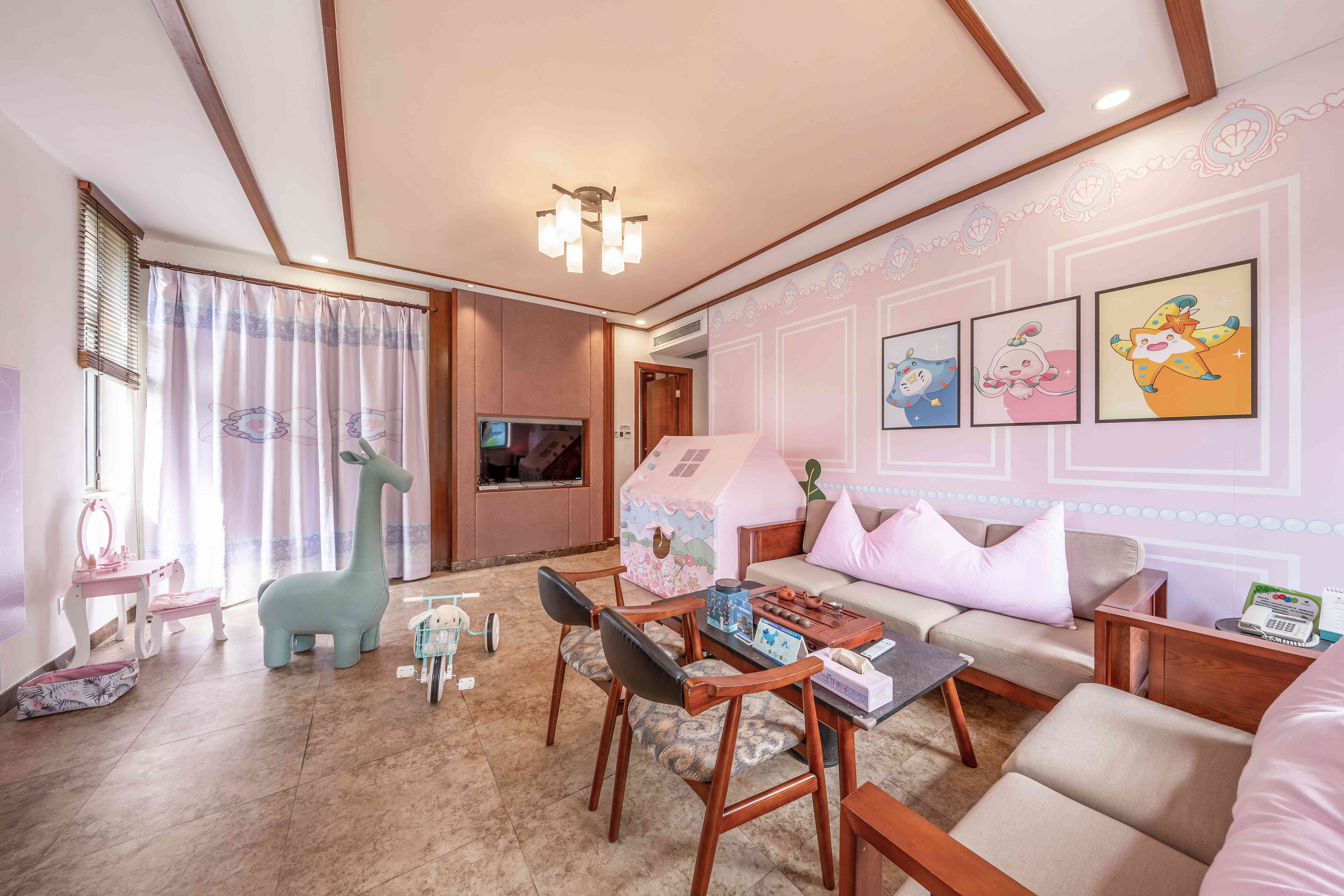 Baodun Lake Hushan Hot Spring ResortVenice Family Friendly Hot Spring Villa - 3-Room, Near Water (Slide)