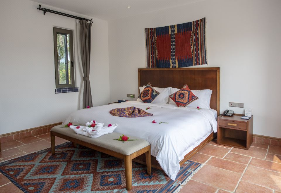 摩洛哥紅房別墅大床房