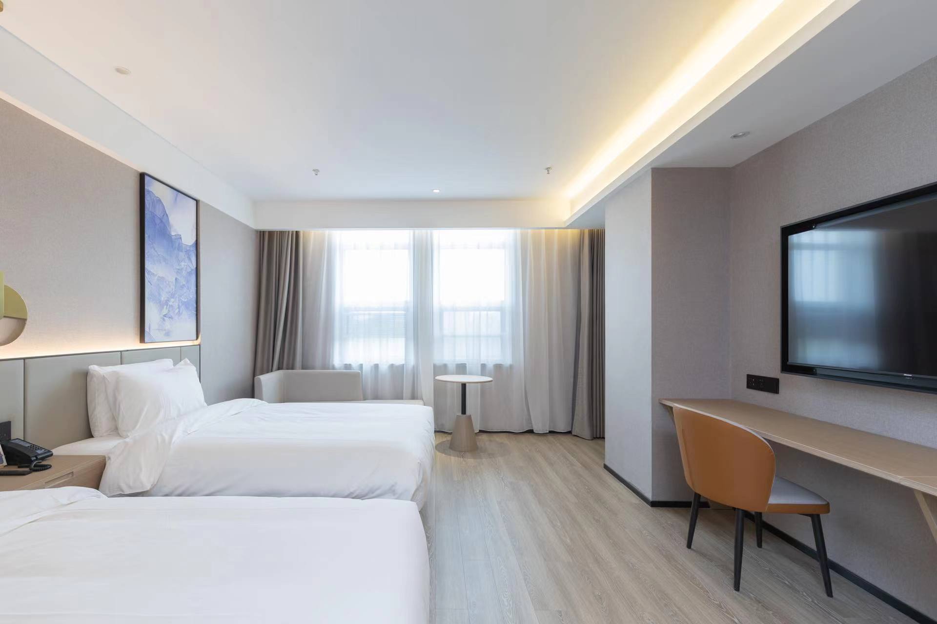 双床房（可投屏55寸电视+喜临门床垫+自助洗衣）