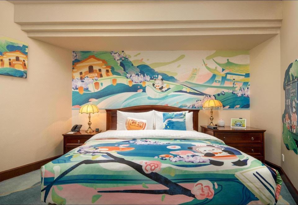 主题亲子家庭套房「沉浸文化风格+2室1厅+欢乐时光」