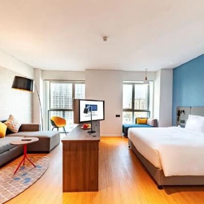 親子大床套房 上海寶山寶楊智選假日飯店優惠