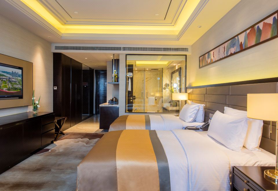 高级景观双床房