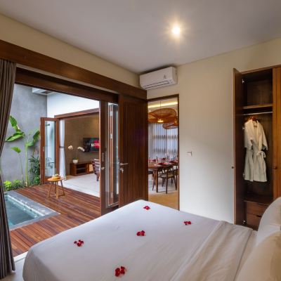 集群三臥室私人泳池別墅 塔曼達摩旺沙套房飯店優惠