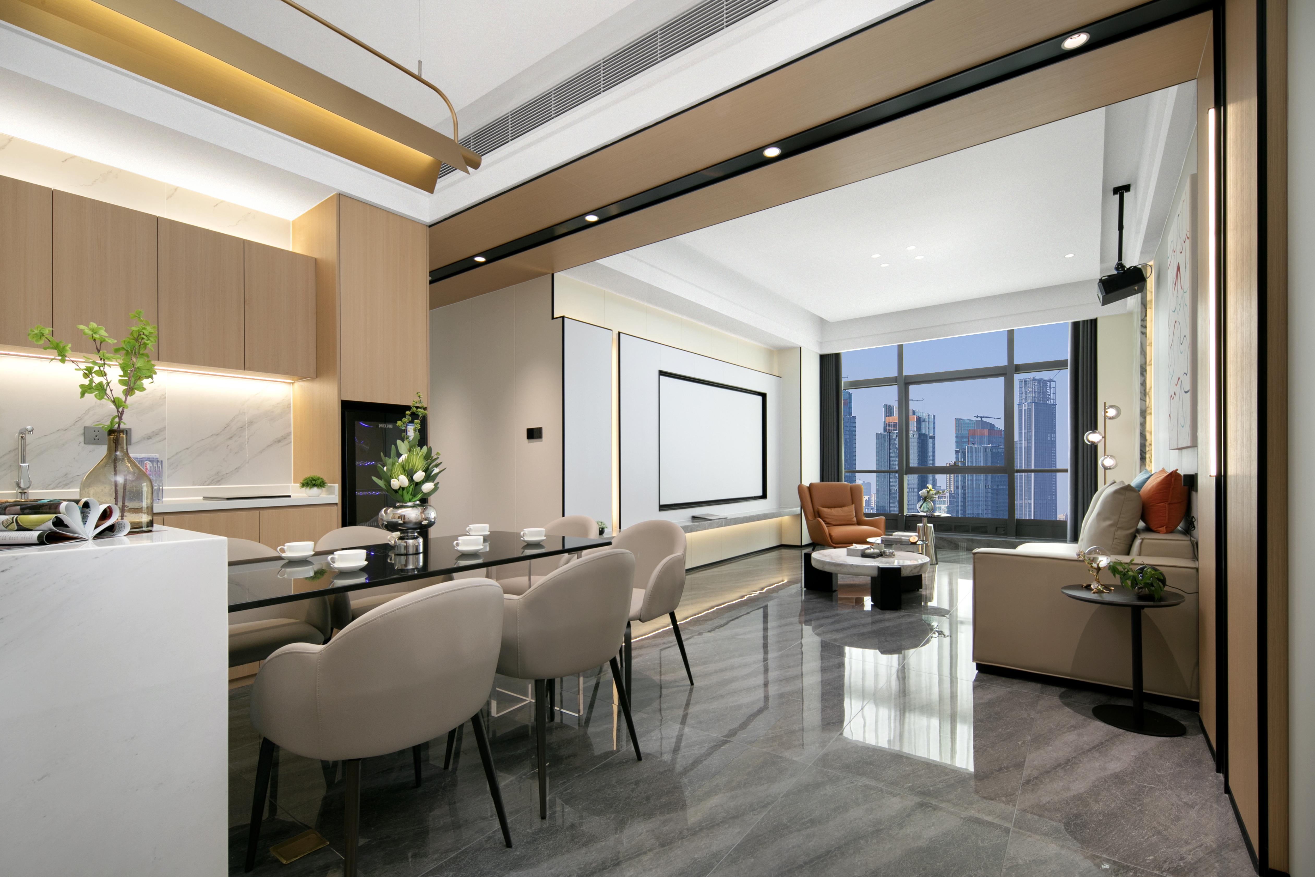 行政三居兩衞套房