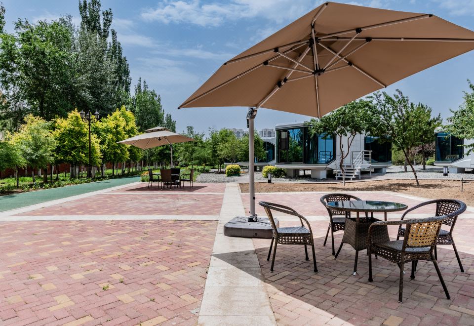 豪華太空艙大床房-豪享270度園林美景