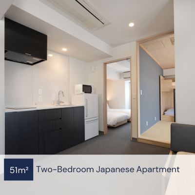 Two-Bedroom Japanese Apartment