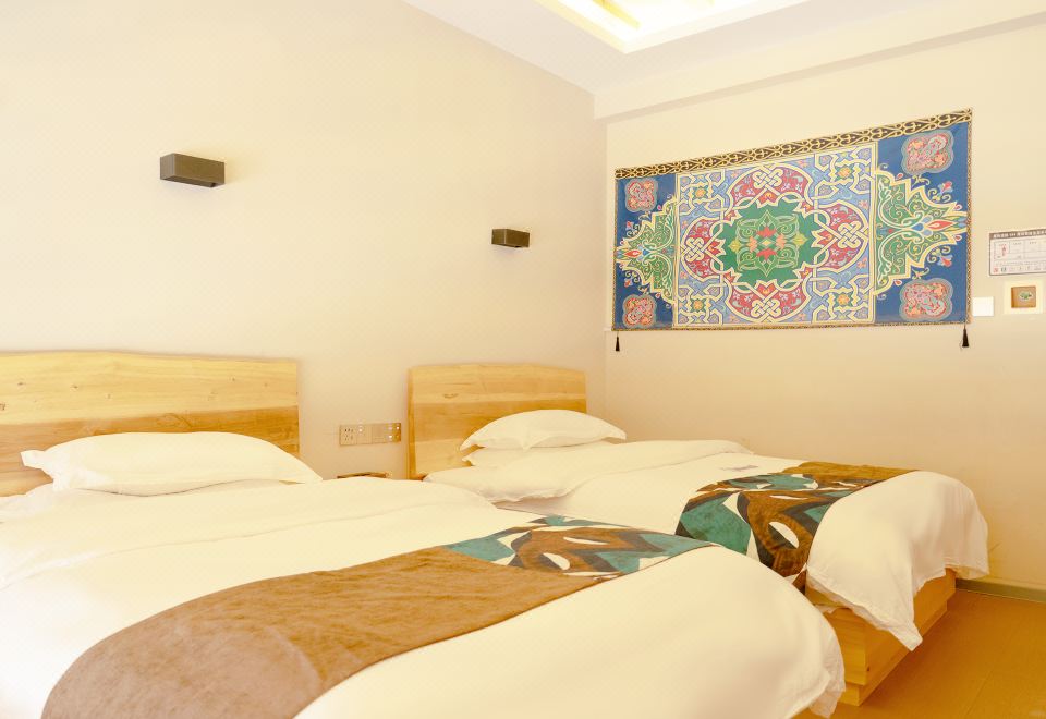 山嵐·頂樓精品雙床房（電視機+慕思床墊+智能馬桶）