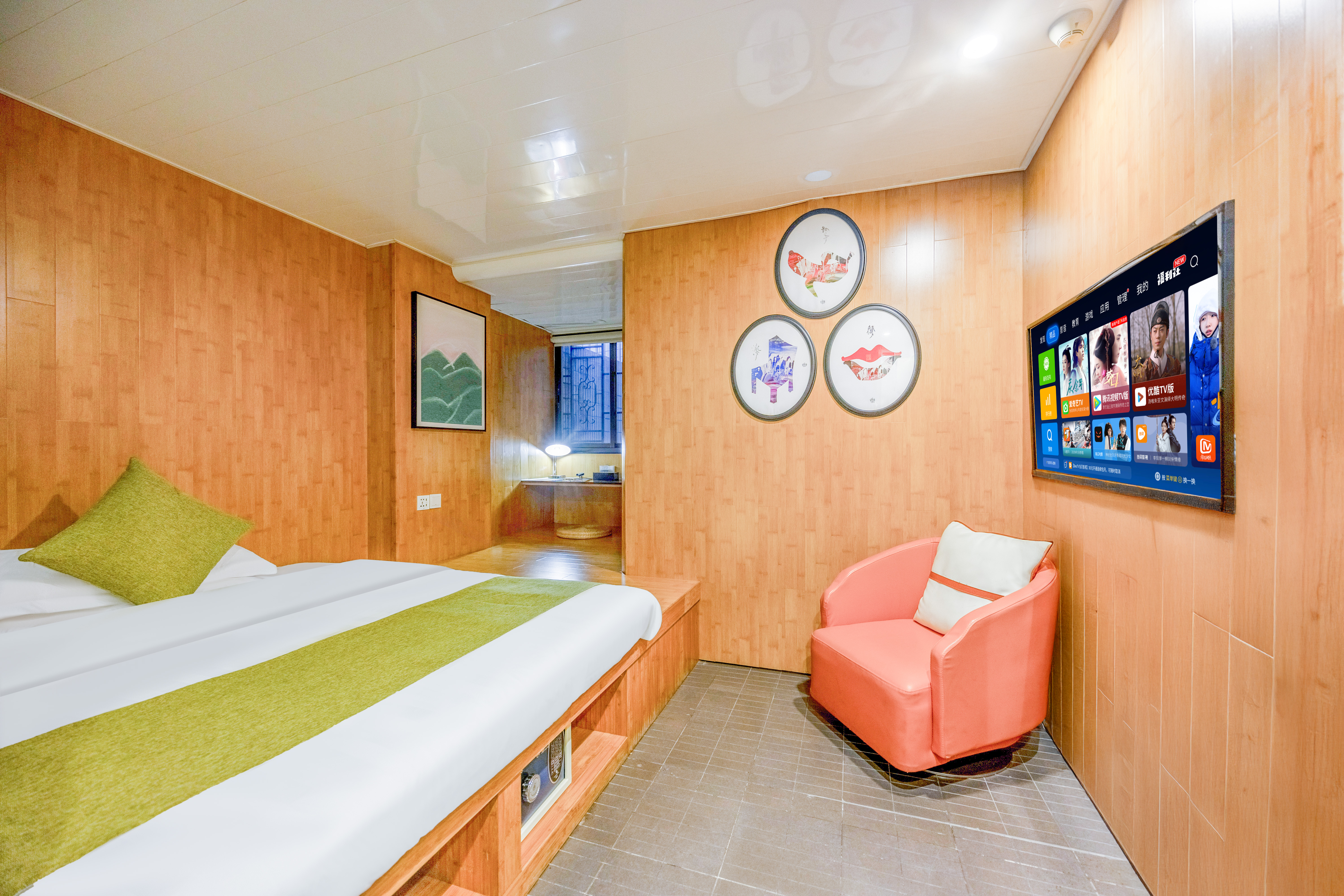 日式大床房（榻榻米大床+公区提供洗衣机）