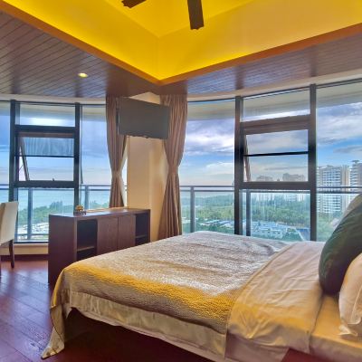 温馨海景雙標間家庭套房 瓊海睿房公寓優惠