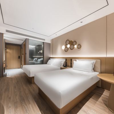 月若流金親子房（智能客控+小冰箱+孩童洗漱用品） 桔子飯店（膠州膠東國際機場膠東地鐵站店）優惠