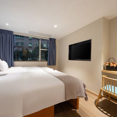 希諾雙床房（智能客控+零壓床墊+冰箱） CityNote希諾酒店（廣州北京路省人民醫院店）優惠