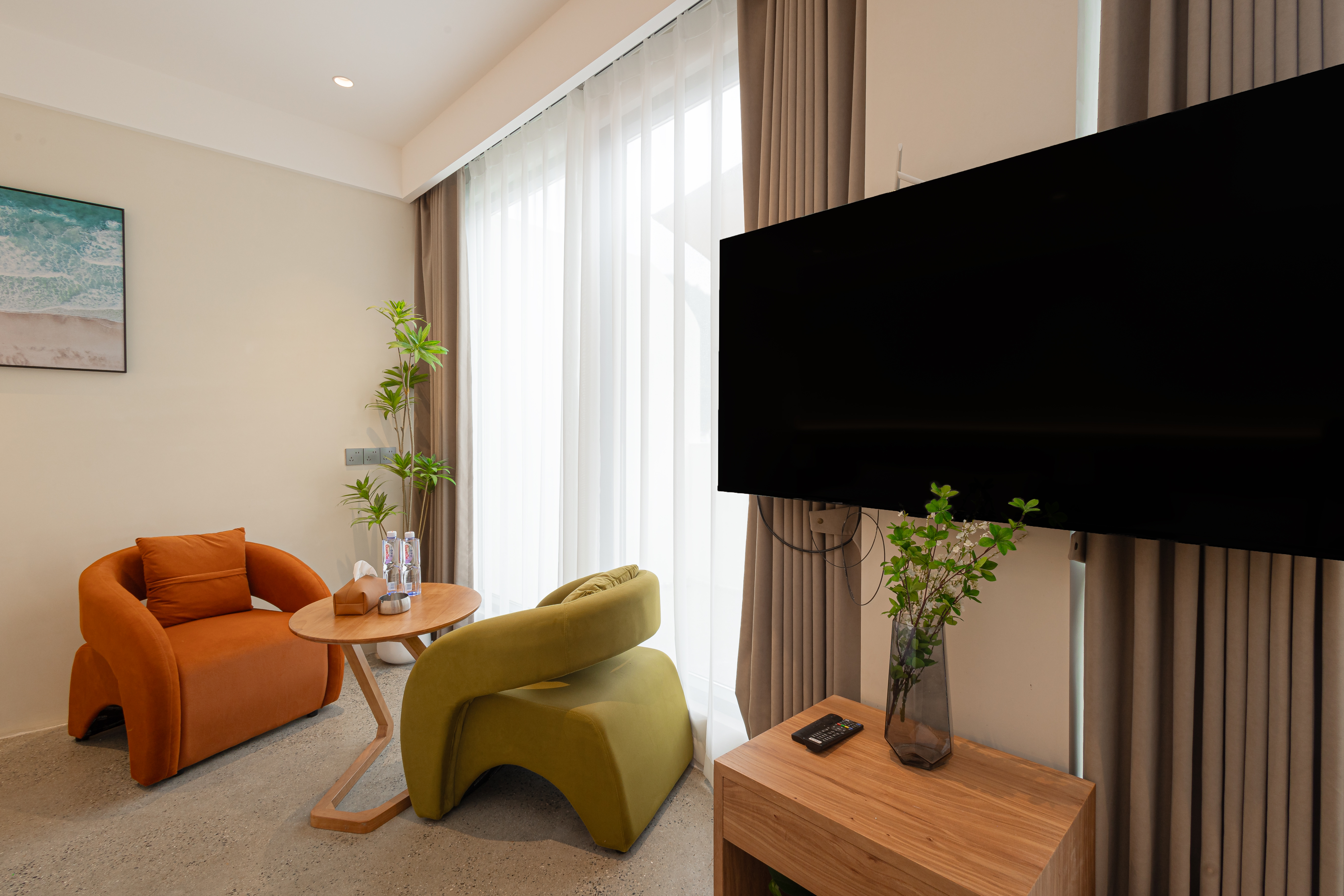 全景观露台双床房