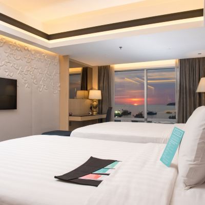 2 Twin/Single Beds, Sea View, Guest Room