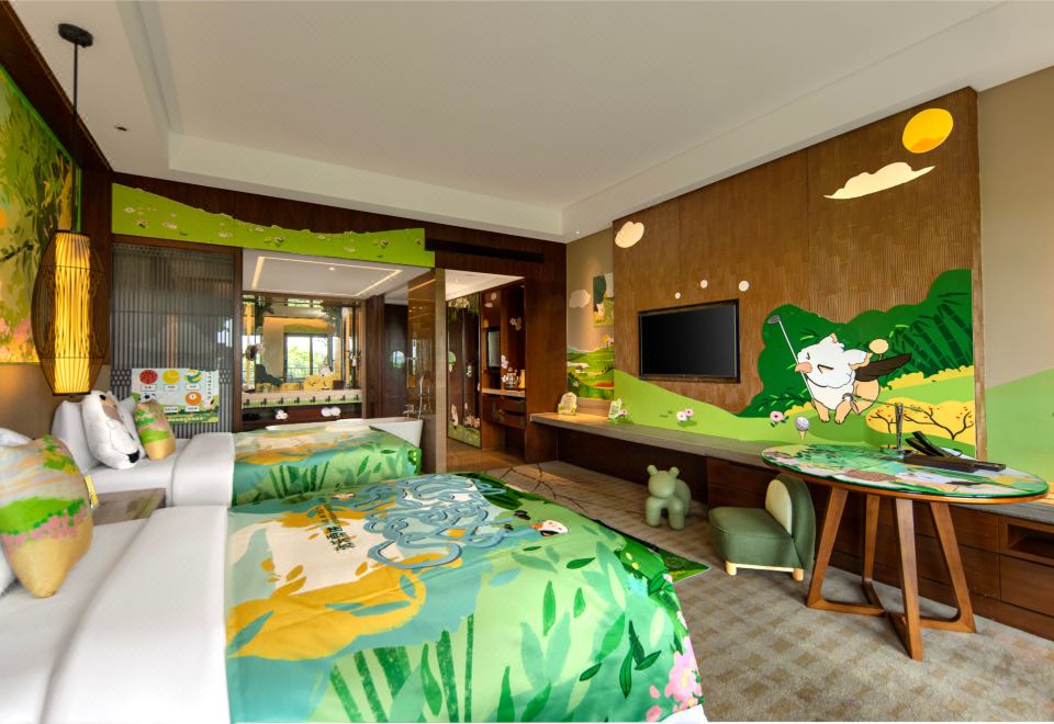 JW Marriott Hotel Zhejiang AnjiSunshine Sports Family Balcony View Twin Room