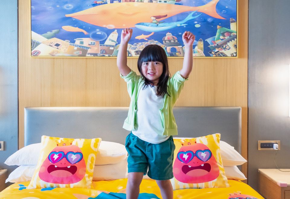 星奇宝贝亲子主题大床房【海景】