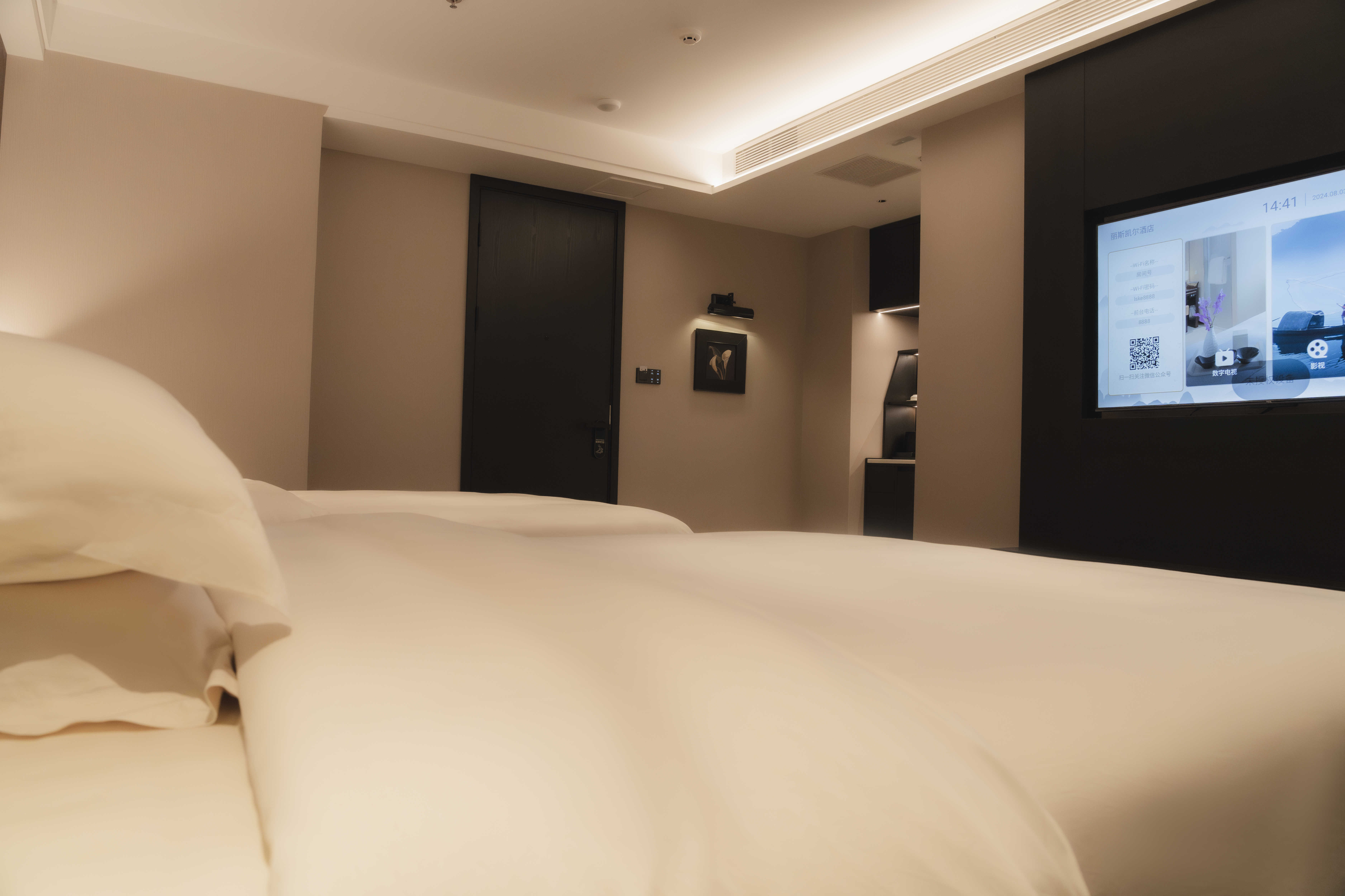 商务双床房（乾湿分离+定制床垫+零压枕+智能投屏）