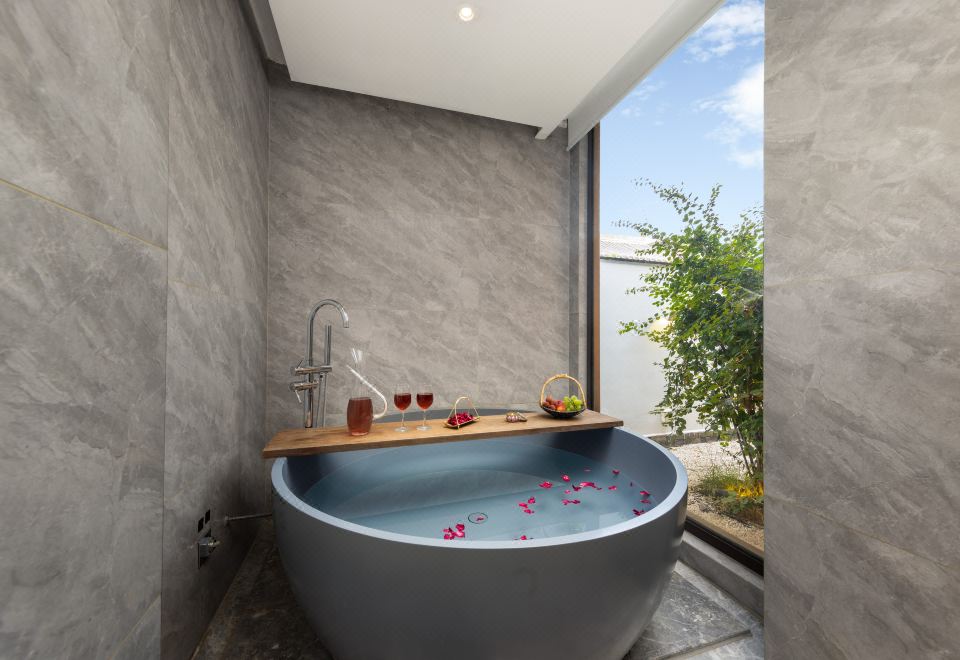 独院观影大床房『明澈·无垢·无忧·脱俗』室内·温泉