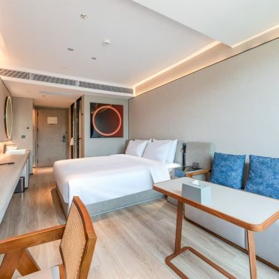 高級大床房（小冰箱+minibar+高清電視投屏） 桔子水晶深圳南山科技園飯店優惠