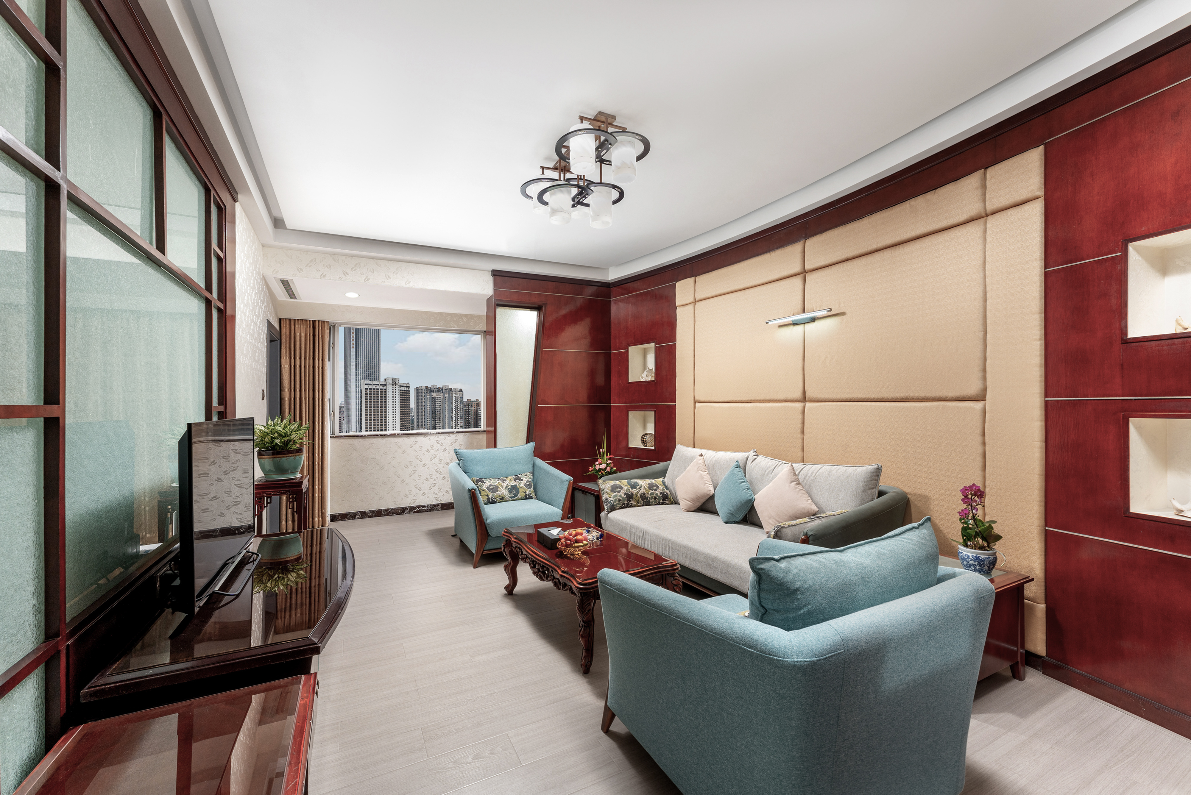 Huahai Hotel (Guangzhou Jiangnanxi changgang Metro Station)行政大套房【尊享|高空城景·会客厅·冰箱·智能马桶】