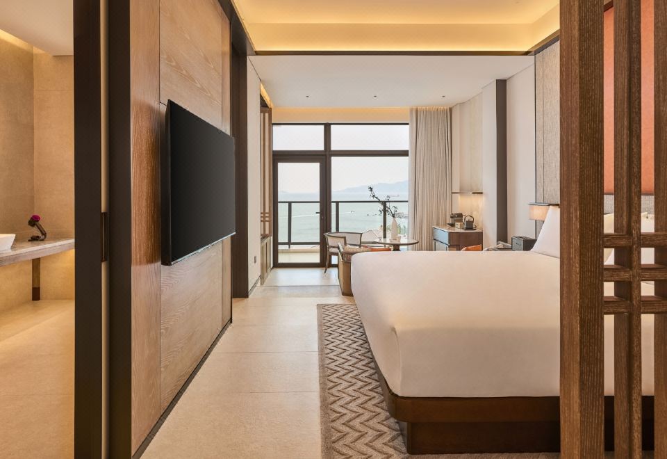 莳花观海轩（海景套房-大床）