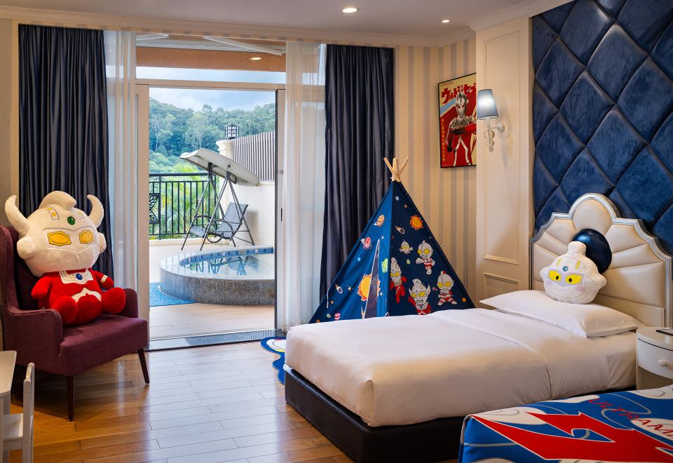 奧特曼親子主題温泉房丨獨立泡池