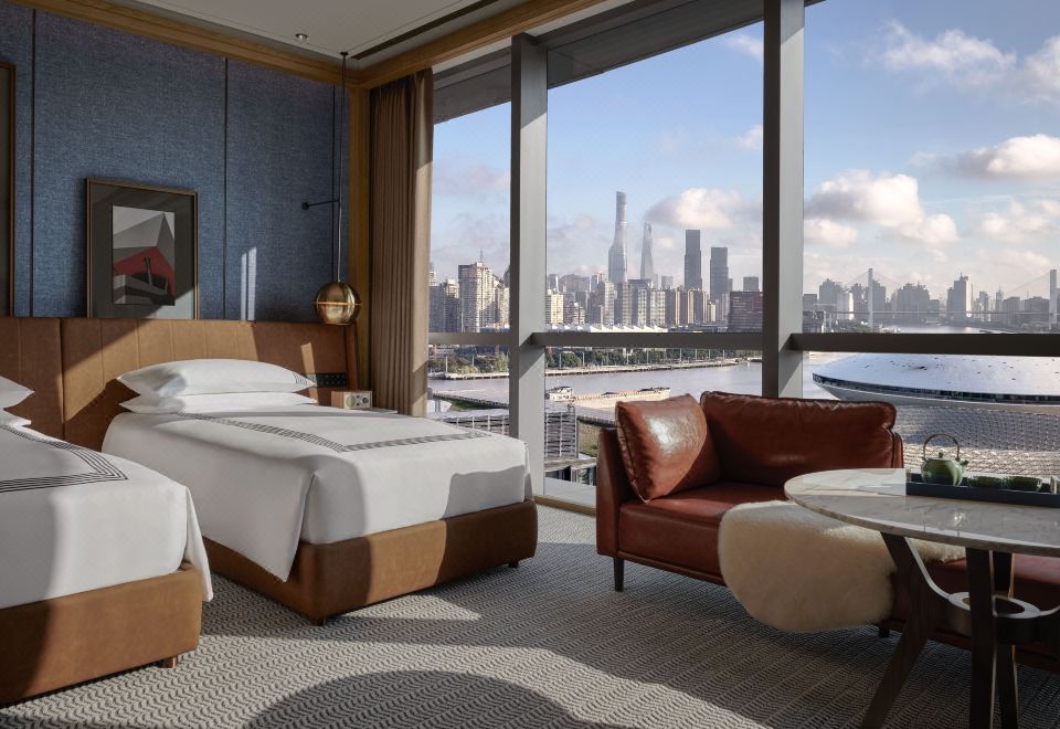 时髦江景双床房