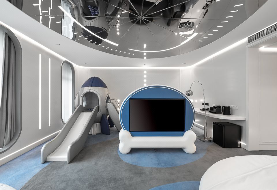 星際汪汪主題親子家庭房