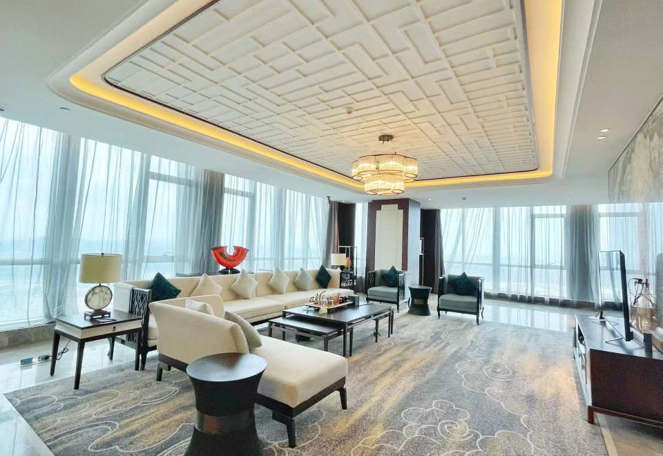 总统度假套房【高楼层落地窗】