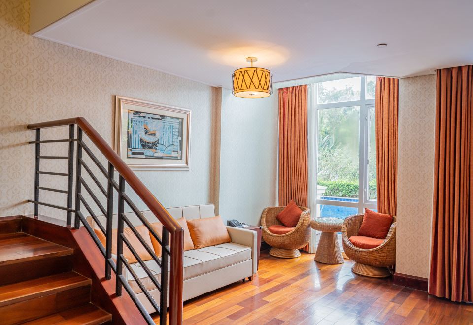 Dongguan Tangxia Goodview Hot Spring HotelDuplex Family Friendly Suite - Near Pool