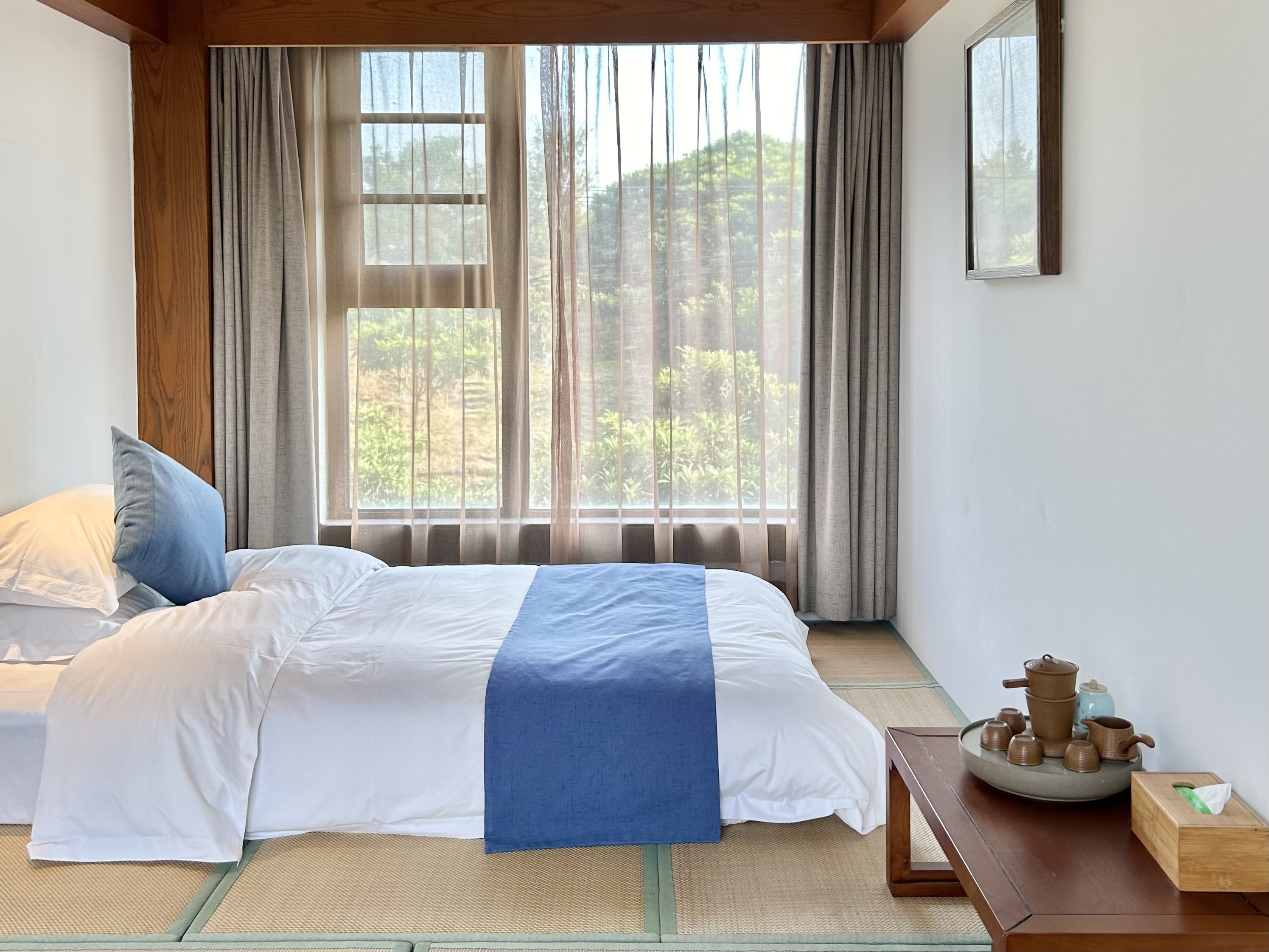 Miaotang yanziwu Guesthouse高级园景家庭房（榻榻米）｜智能｜恒温地暖