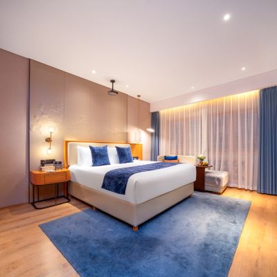 Audio-Visual Room (Double Bed) (Humidifier + Private Coffee Machine + Smart Toilet) 哈爾濱中央大街君逸酒店優惠