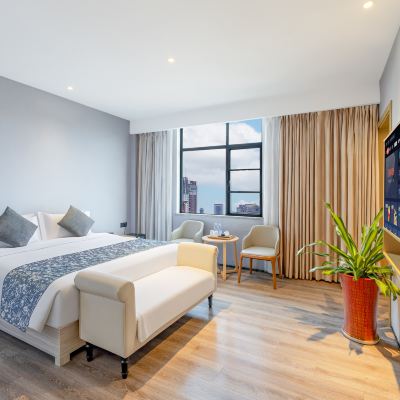 雙床套房（乾濕分離+深睡床墊+智能家居） 城適旅休飯店（泉州美食街店）優惠