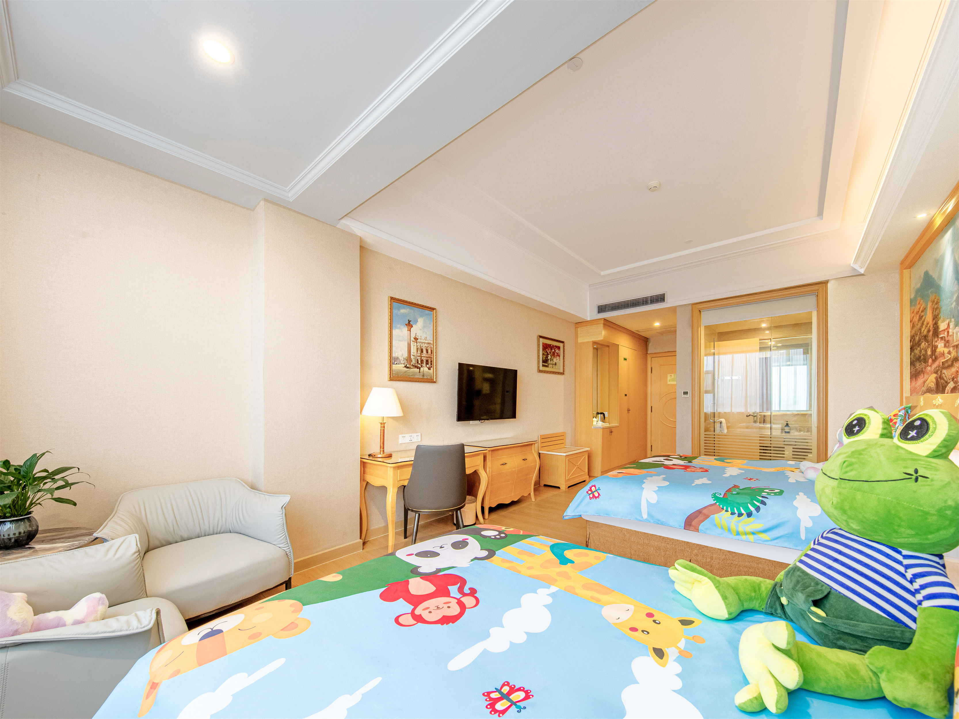 亲子双床房（安静好眠丨熊猫主题）
