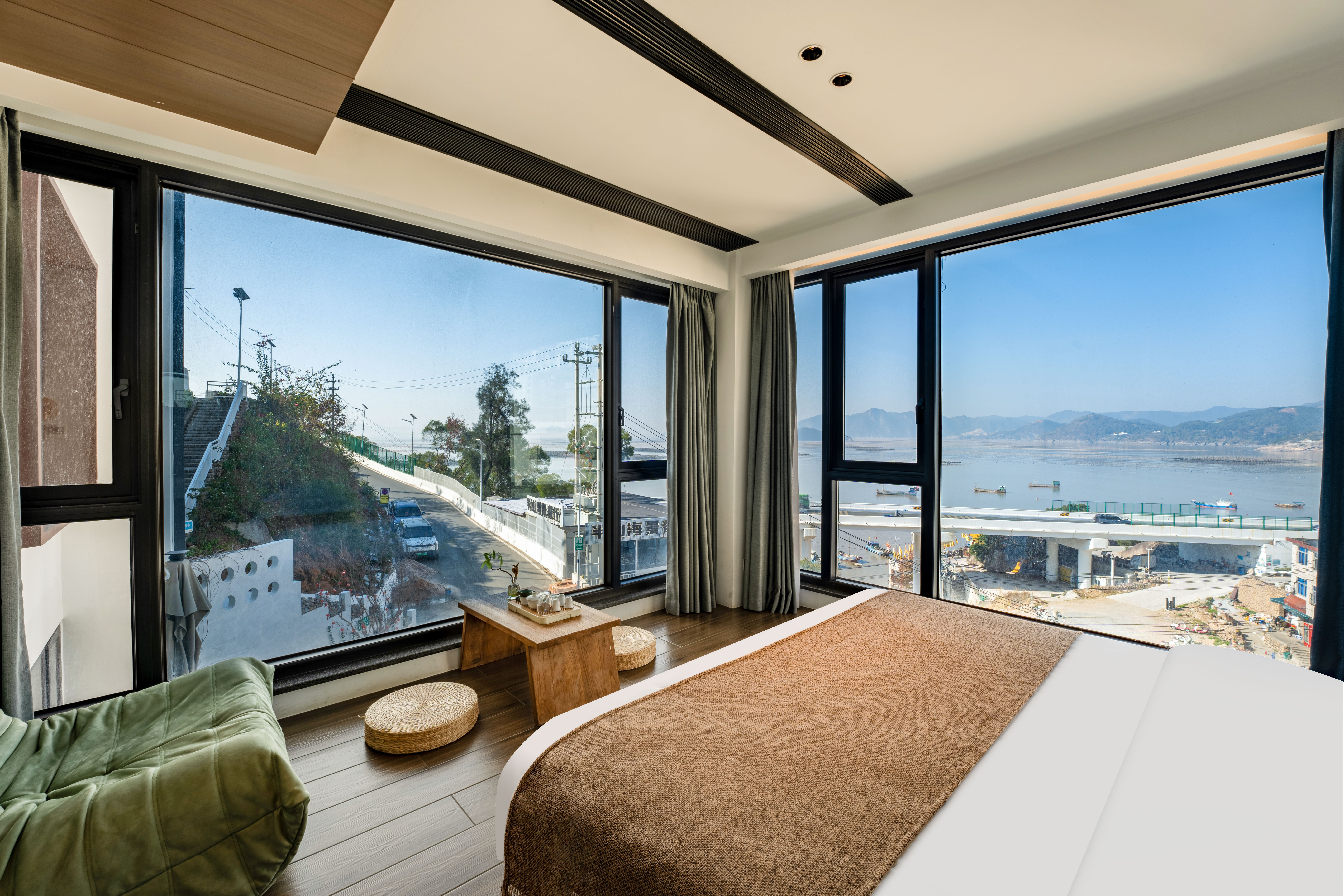 Floral Hotel·Xiapu Mid Mountain Lansu Hotel (Sansha Dongbi Store)观澜-270°海景大床房（双面采光+舒适深眠+近沙滩）