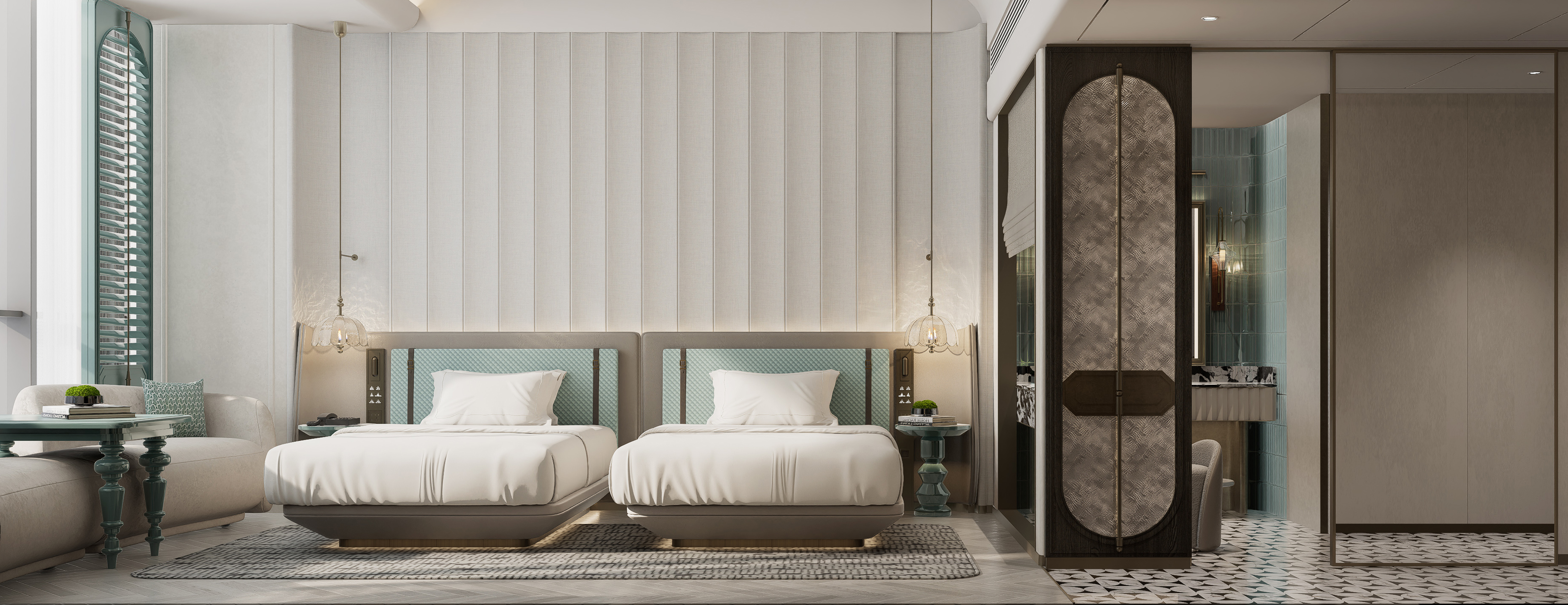 半窗居（雙床）