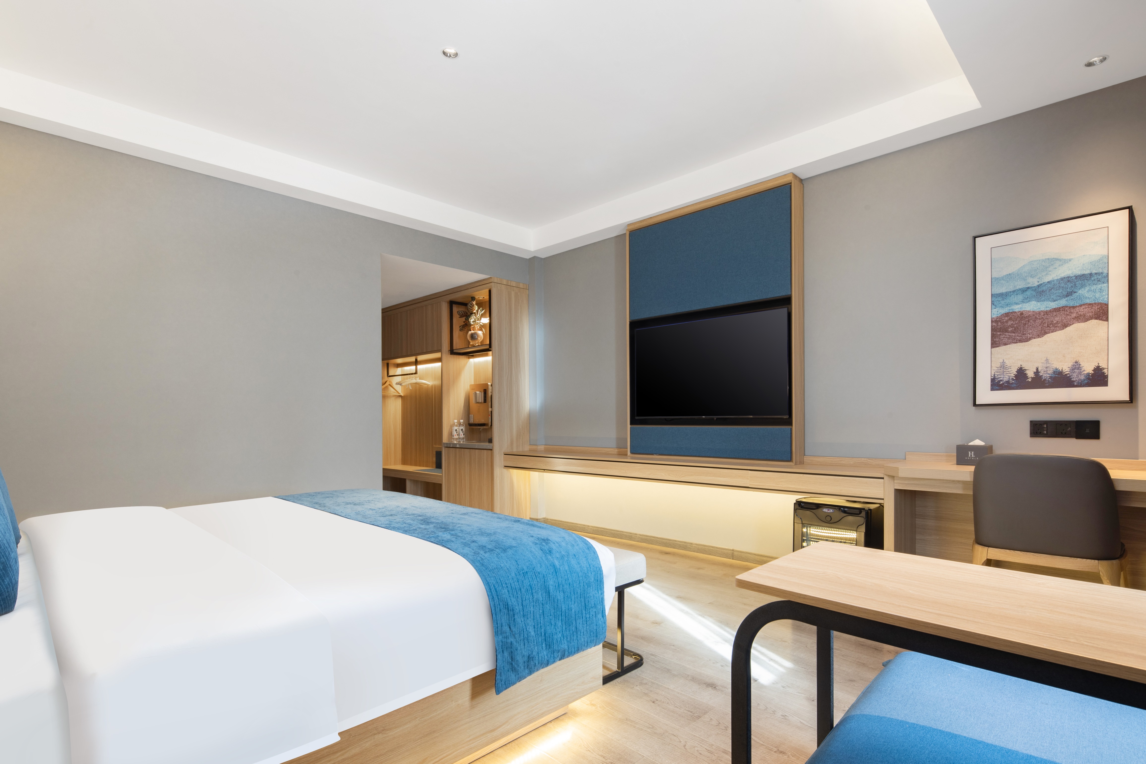 智能负氧离子大床房（智能语音客控+即开即饮净饮机）