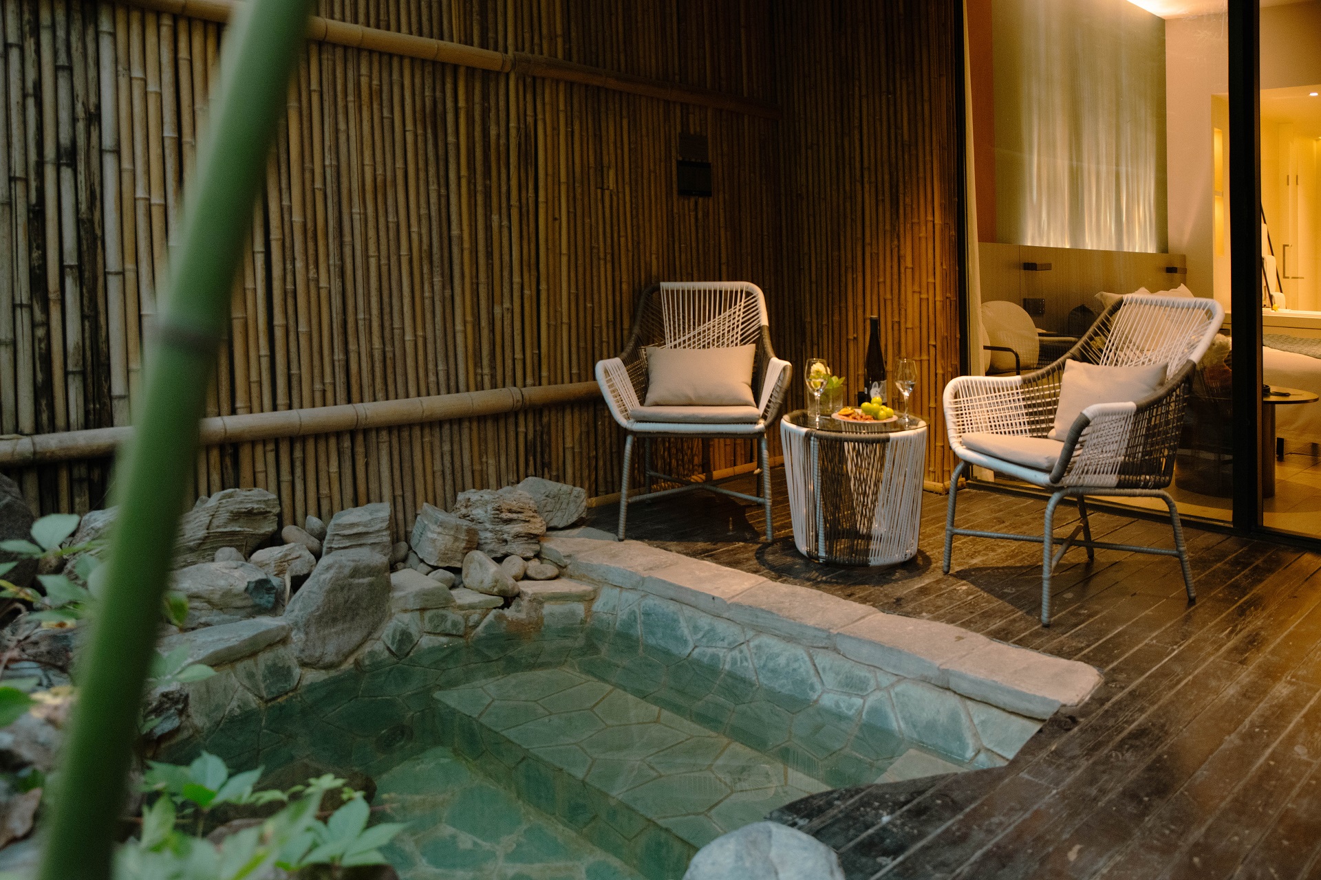 日式竹林私汤房