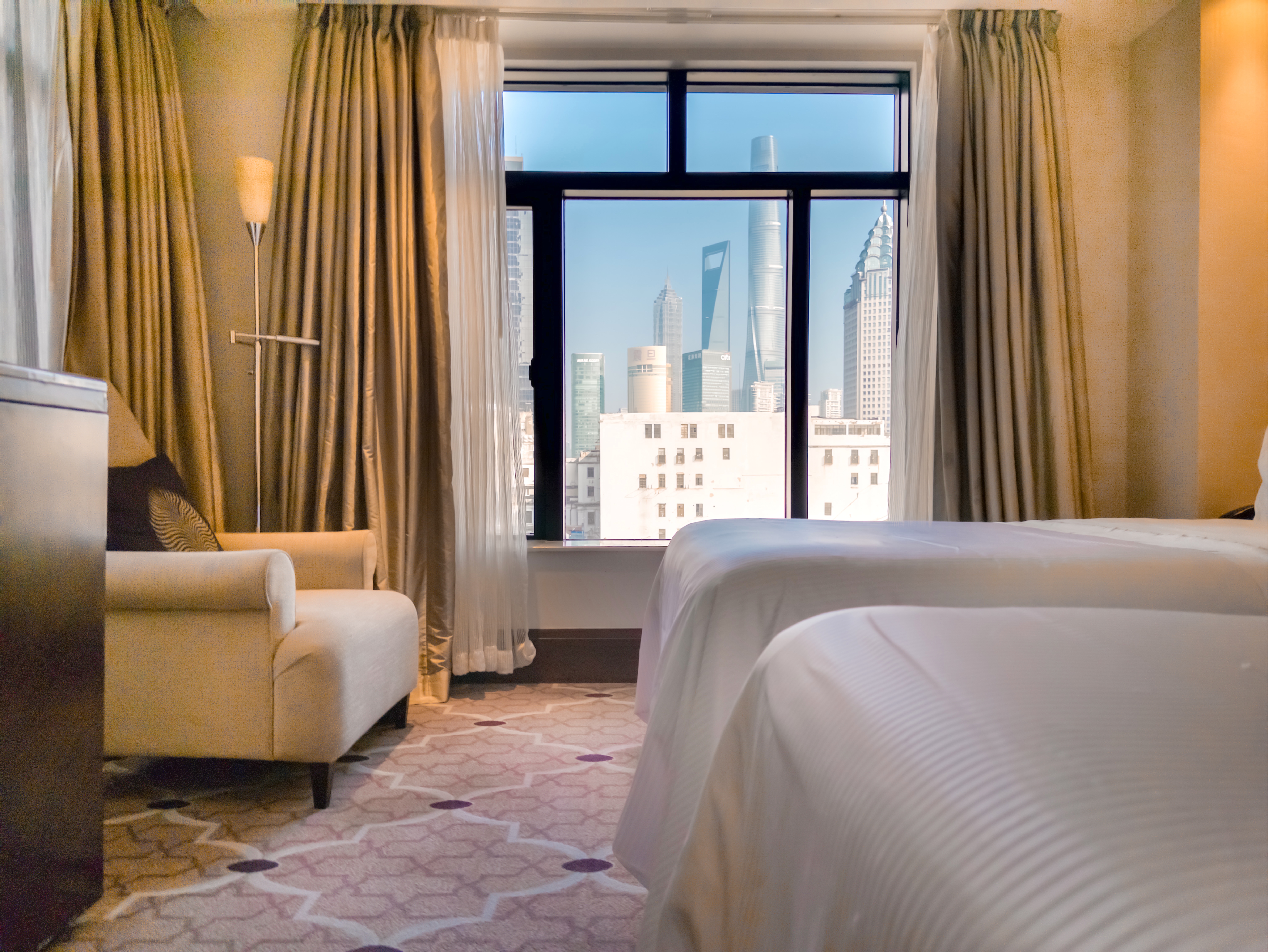 皇冠豪華江景雙床房