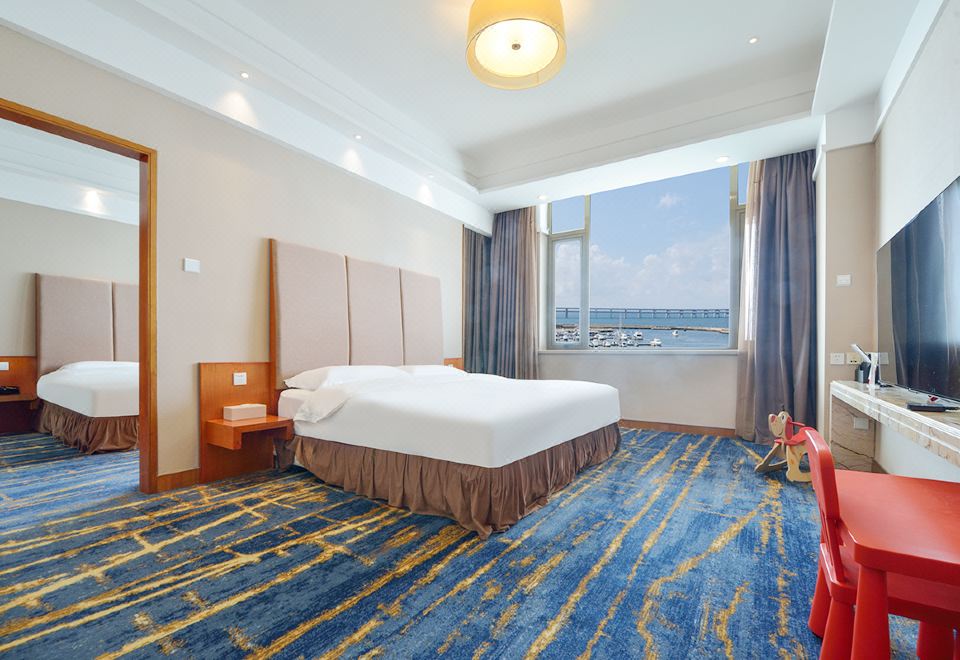 假日·满海景双卧套房│亲子配套+浴缸+智能马桶