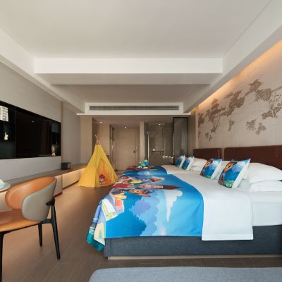 童夢奇緣｜雙床親子房+安全防護+玩具套裝+孩童帳篷 桂林灕江泊雅飯店（兩江四湖東西巷店）優惠